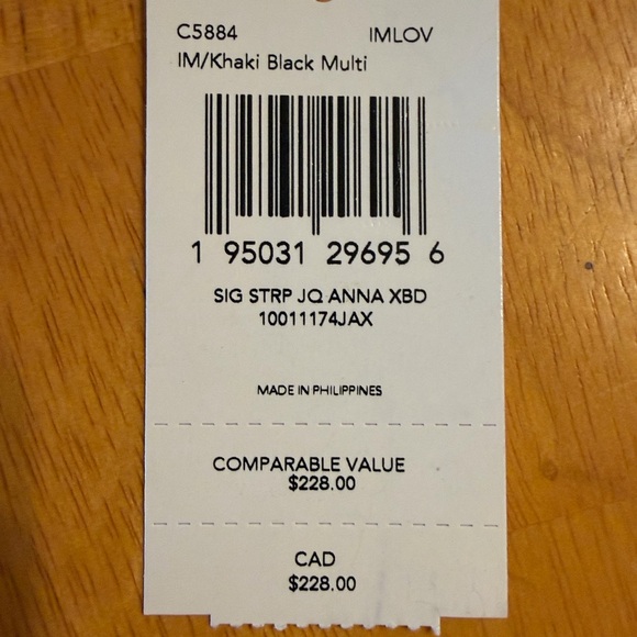 NWT Coach Anna Foldover Clutch Crossbody Bag in Brown and Black - Picture 13 of 13